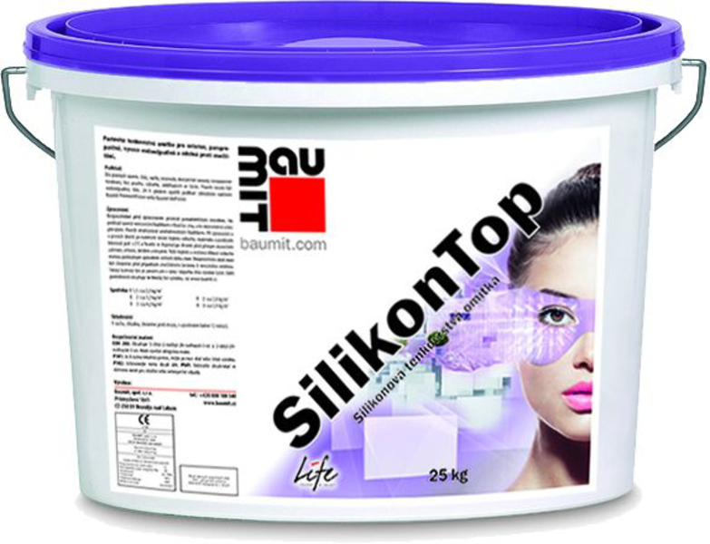 Silikoninis dekoratyvinis tinkas Baumit SilikonTop 2K 25,0kg Silikoninis dekoratyvinis tinkas Baumit SilikonTop 2K 25,0kg